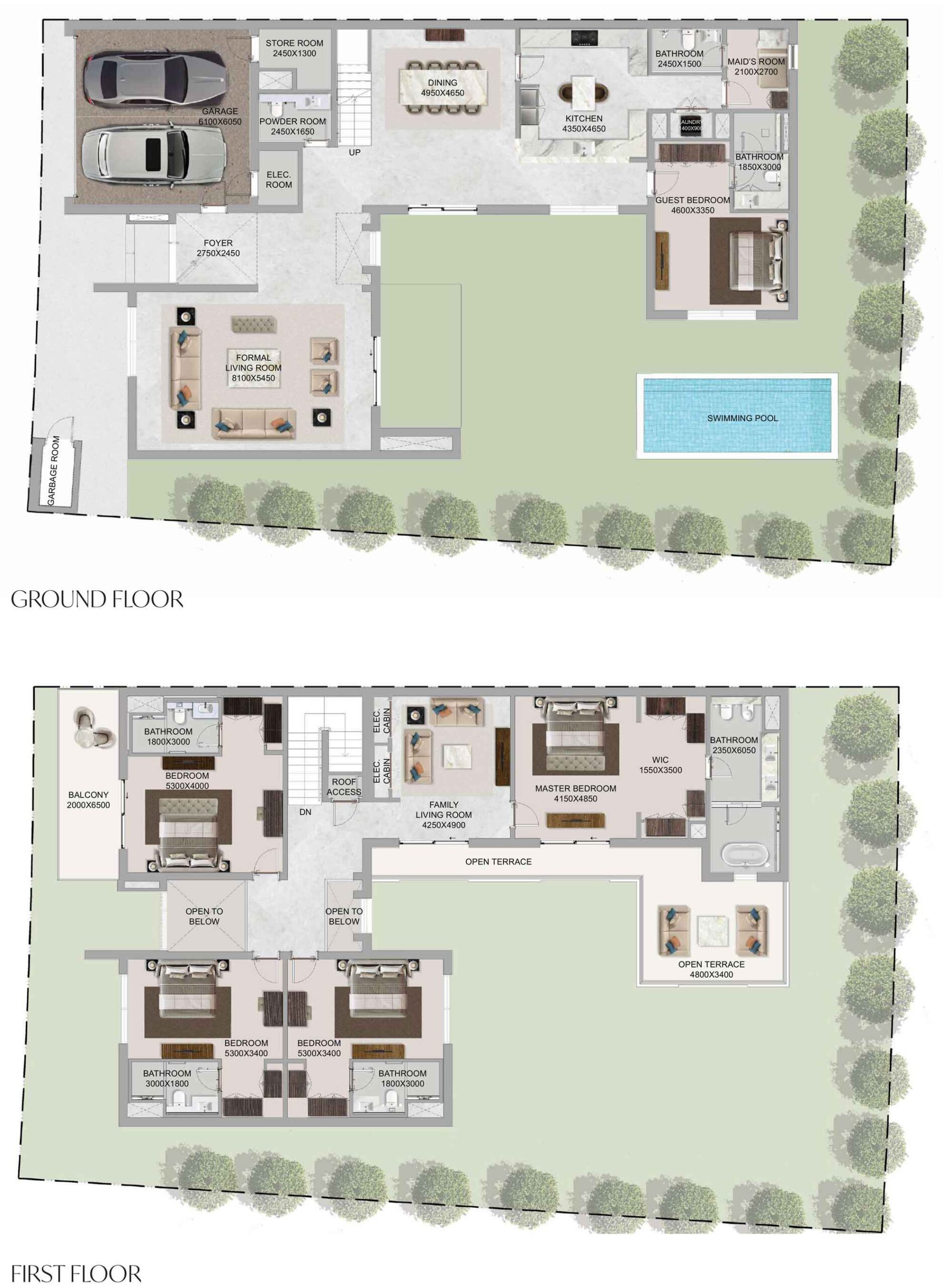 5792sqft-Floorplan-V5BedroomVilla-TypeA-GroveSobhaSanctuary