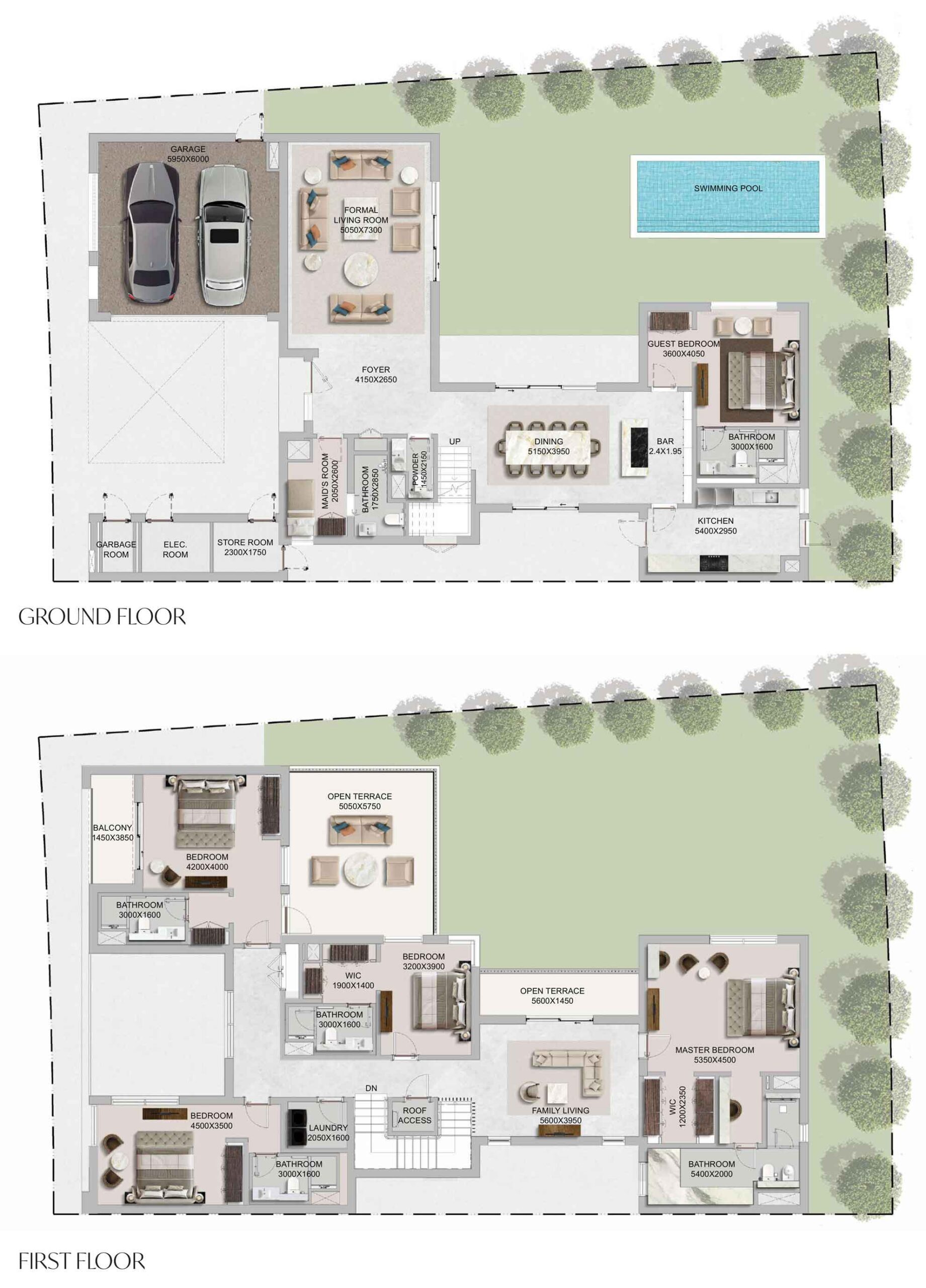 5813sqft-Floorplan-V5BedroomVilla-TypeB-GroveSobhaSanctuary