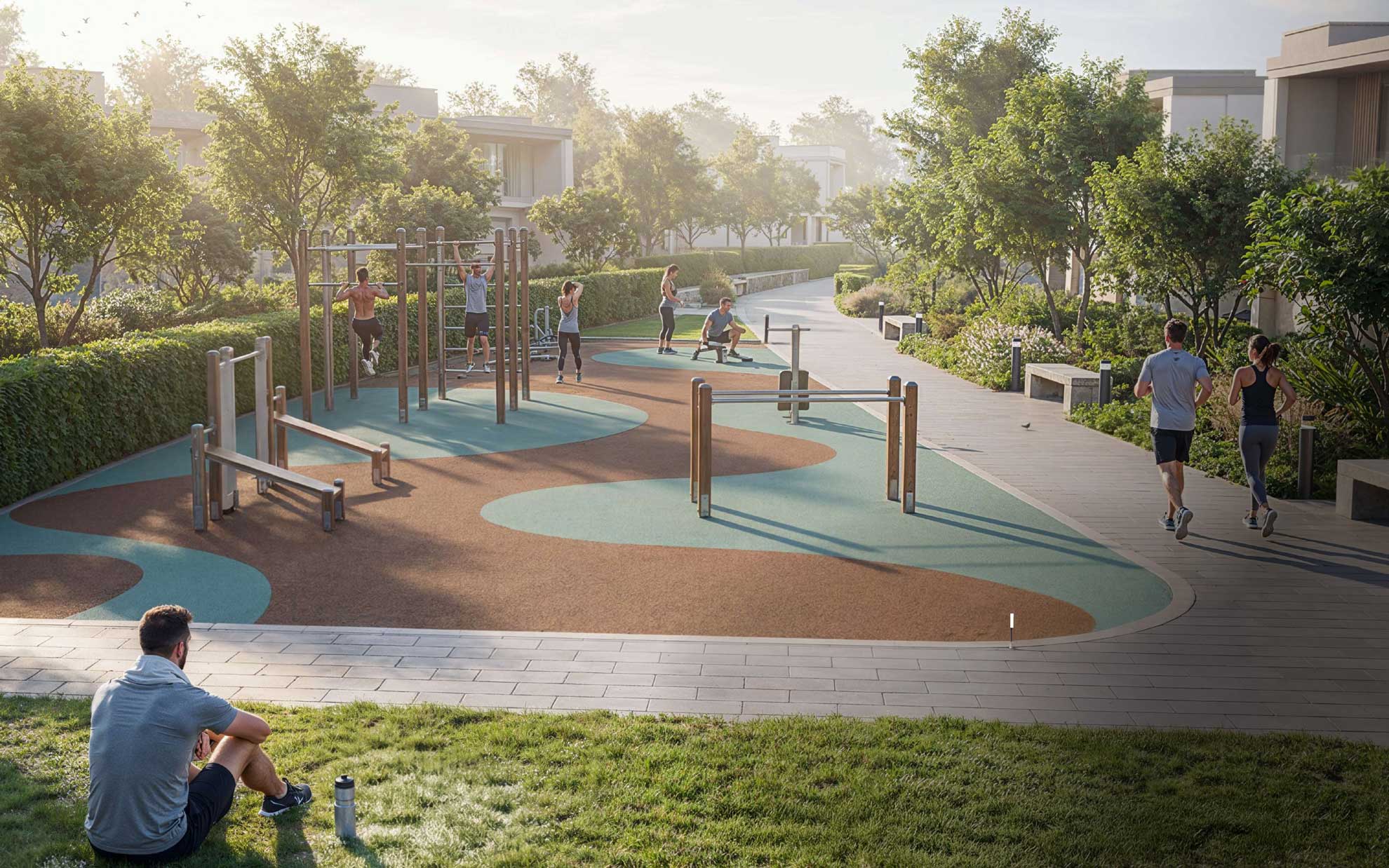 Outdoor-Gym-SobhaSanctuary