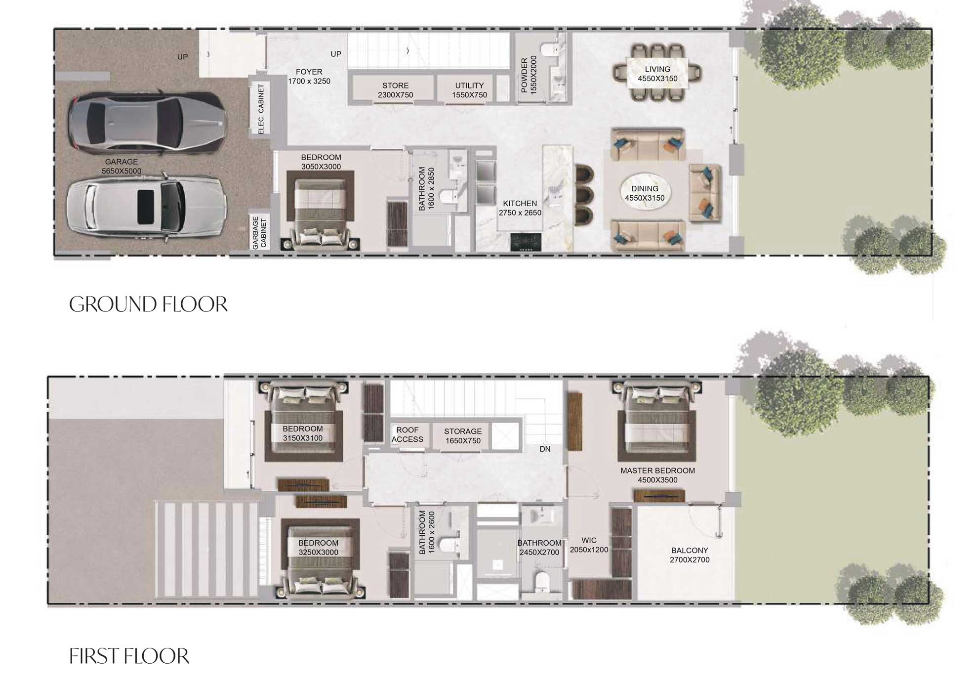 2521sqft-Floorplan-4BedroomGardenVilla-TypeA_TheGreens-SobhaSanctuary